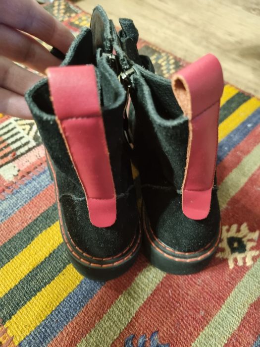 Ghete bocanci Flavia Passini 38 piele intoarsa naturala negri