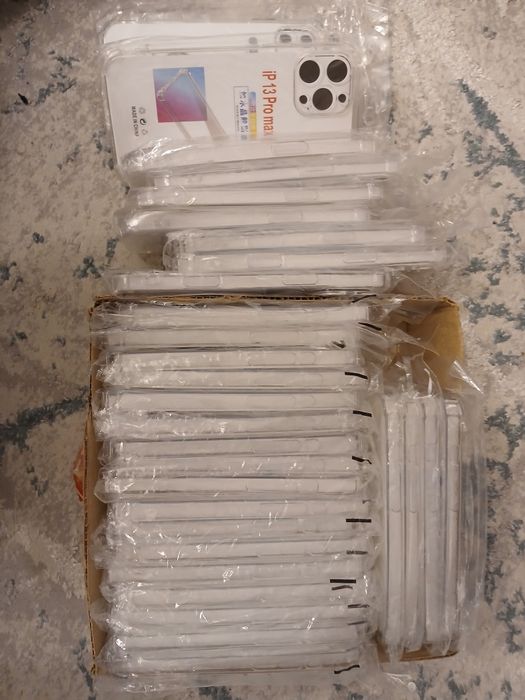 Продам новые прозрачные чехлы для айфон