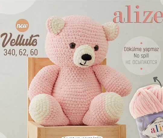 Alize Velluto fire de tricotat / crosetat jucarii crosetate amigurumi