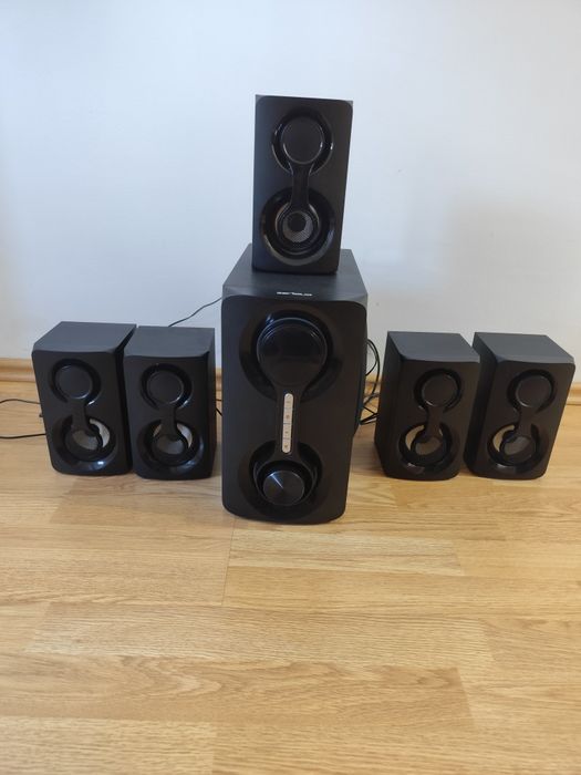 Boxe 5.1 Serioux SoundRise, 105W, Negru