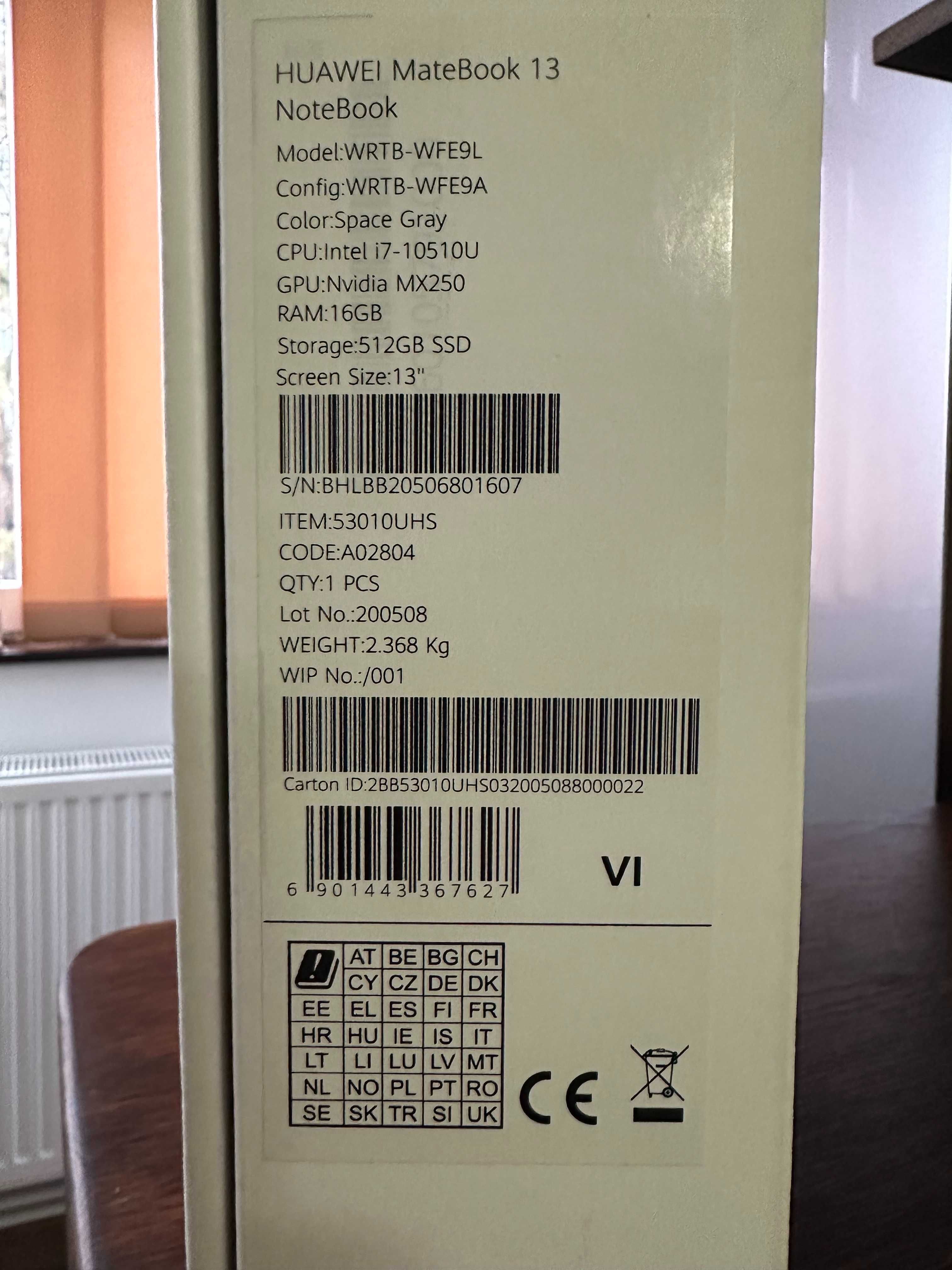 Leptop Matebook Huawei