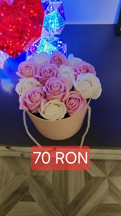 Flori de sapun parfumate personalizate