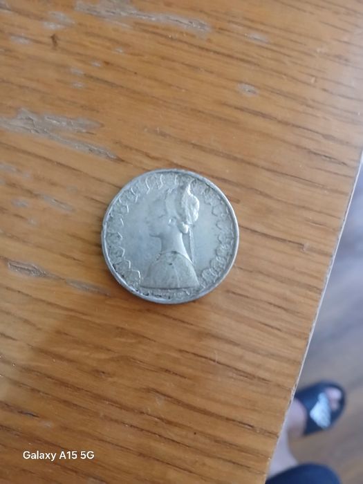 Vand monezi argint  de 500Lire an fabricatie 1958 .