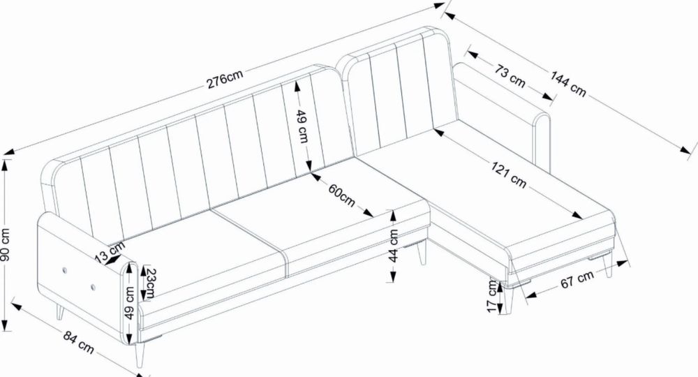 Ъглови дивани с функция сън