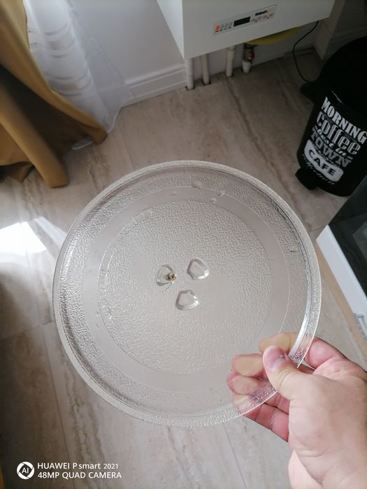 Sticla support microunde