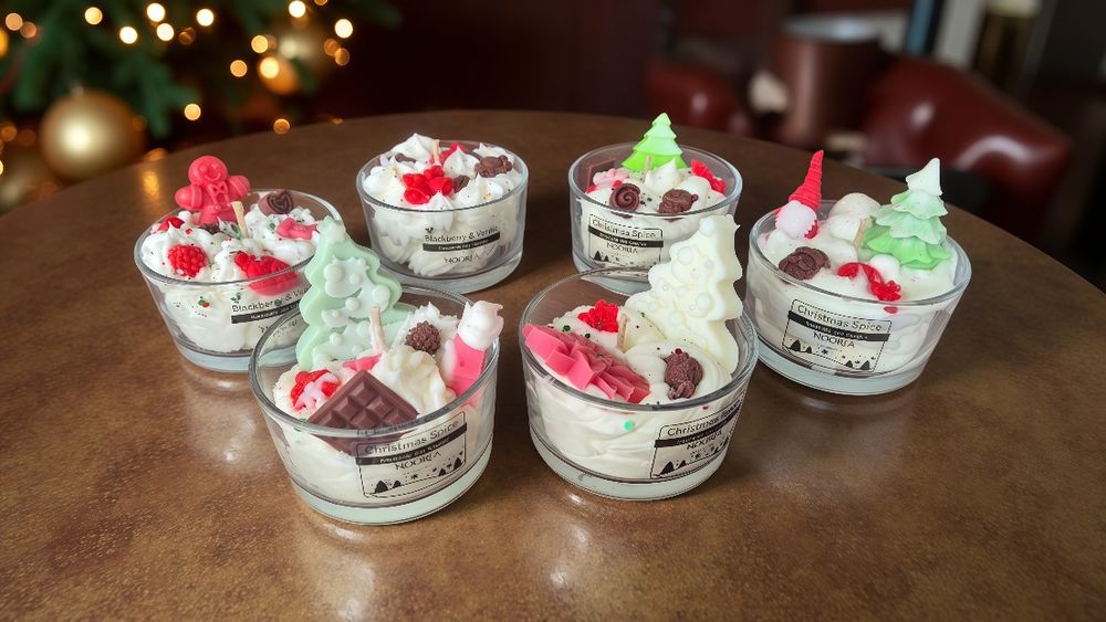 Свещи от естествен восък (Соев и Кокосов)