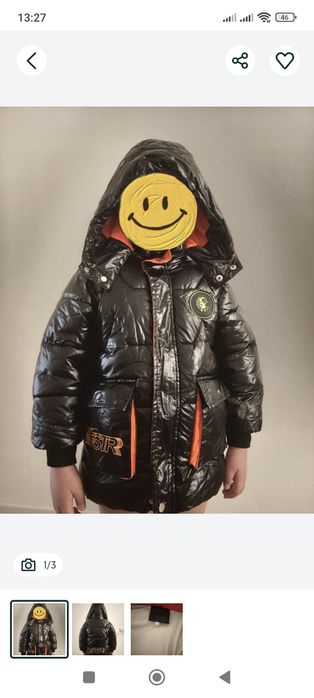 Продам теплую куртку на мальчика 6-7 лет. В хорошем состоянии.