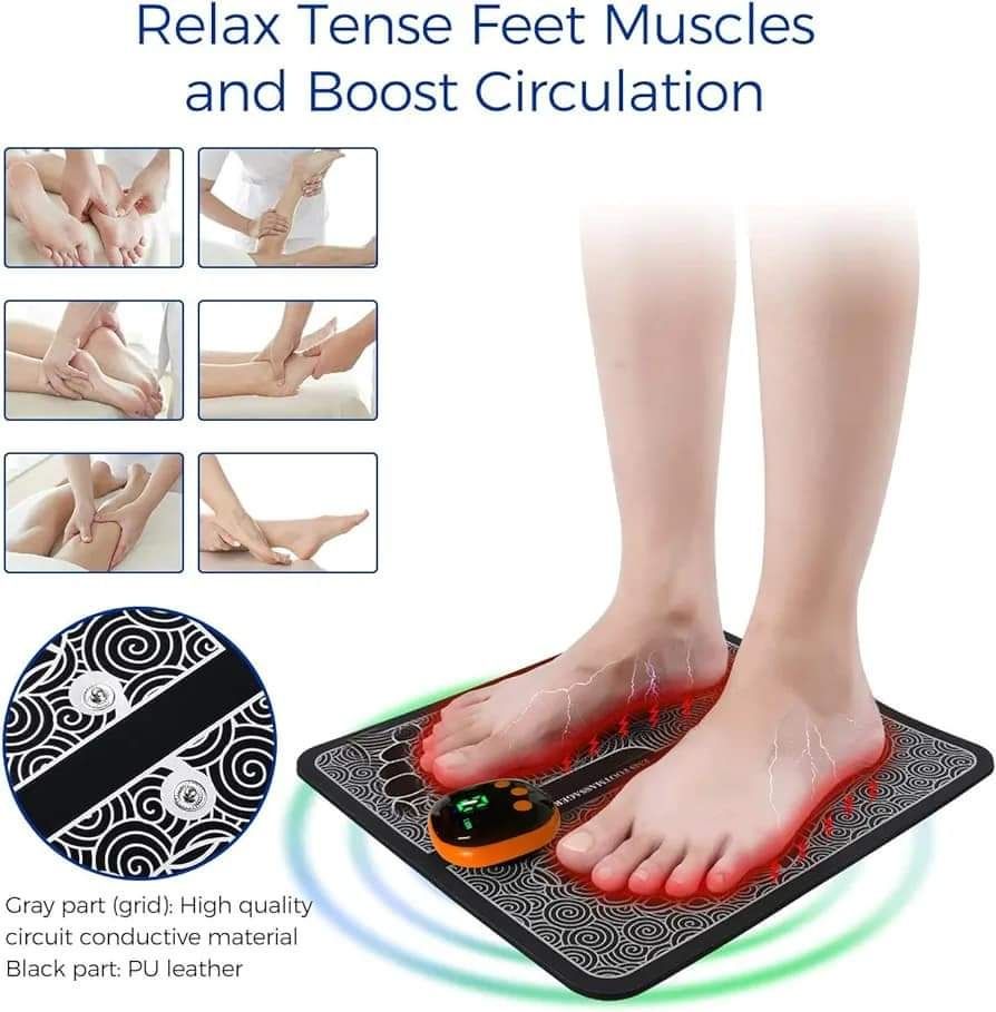 Чисто нов сгъваем преносим електронен мускулен стимулатор за масаж кра