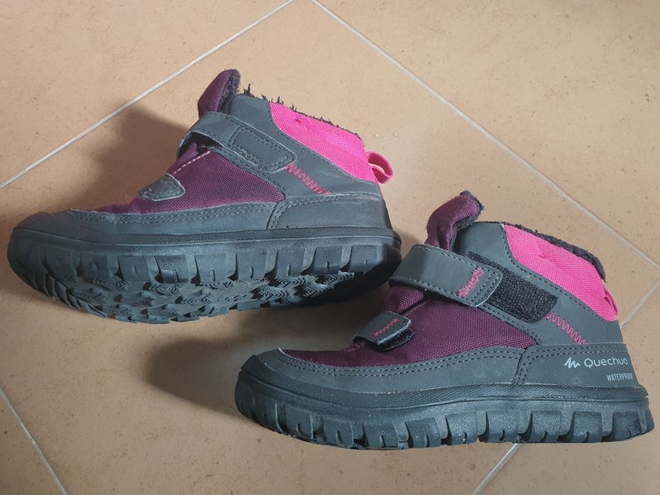 Ghete imblanite decathlon Quechua copii marimea 28 (18 cm)