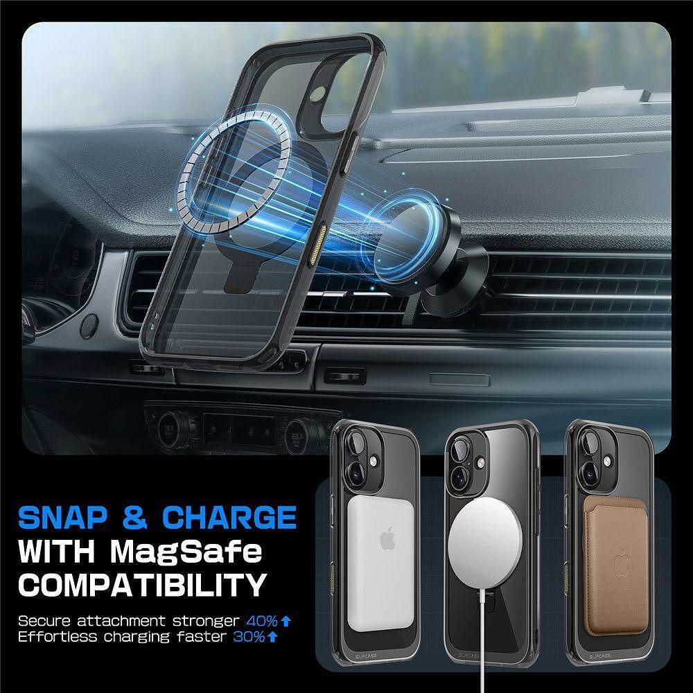 Кейс supcase ub mag magsafe за iphone 16 - черен