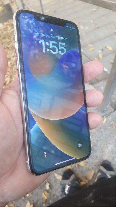 Iphone x 64 gbli silver ideal sastayanada srochna sotiladi