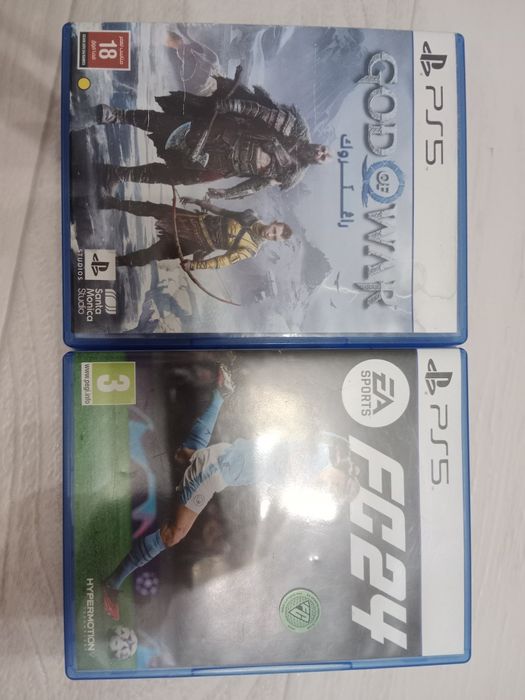 Диск для ps5 FC24/God of war Ragnarok