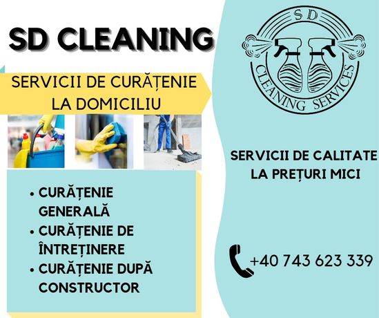 Servicii de curățenie la domiciliu