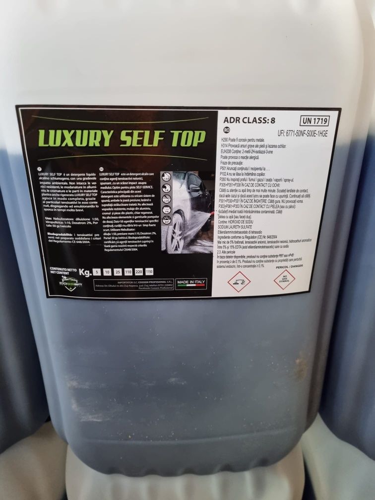 Luxury Self Top detergent piste Self Service