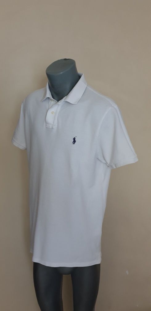 POLO Ralph Lauren Pique Cotton Custom Slim Fit  L ОРИГИНАЛ Мъж Тениска