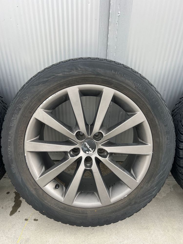 Set 4 Jante PolarWheels 5x112 18” Anvelope 235/55/18 5x112 Audi Vw Sea