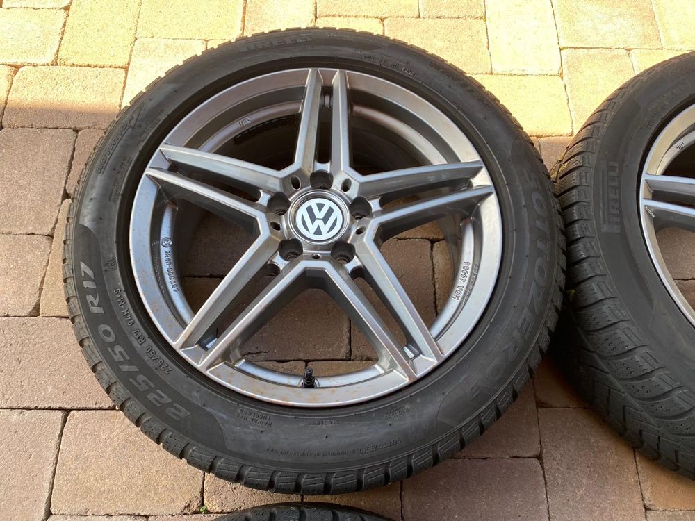 Jante 17 VW Audi Skoda Seat 5x112 Pirelli 225/50/17 M+S