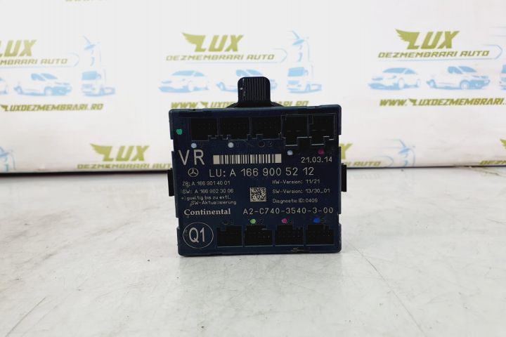 Modul usa dreapta fata A1669005212 Mercedes-Benz GL-Class X166