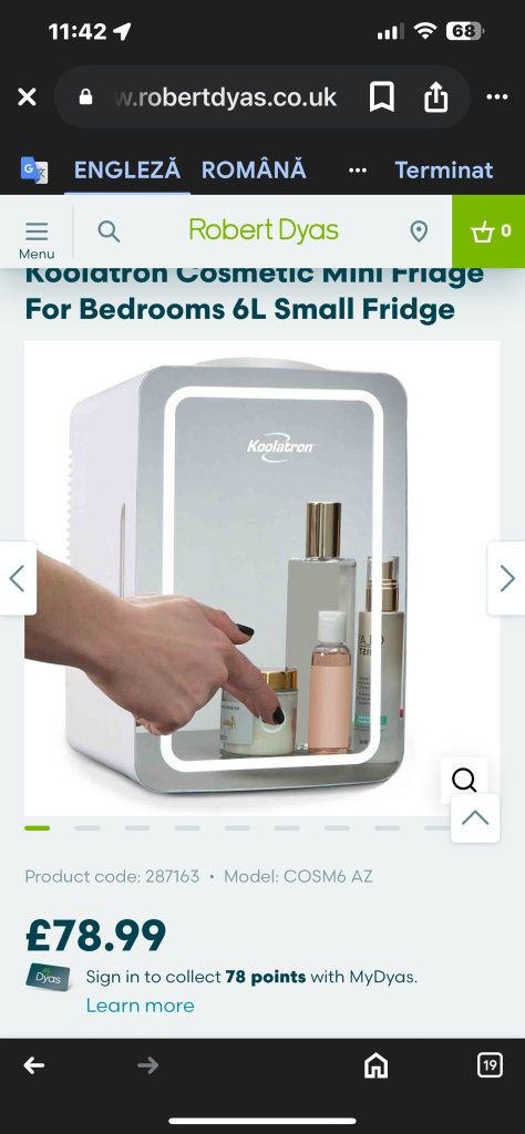 Frigider cosmetic
