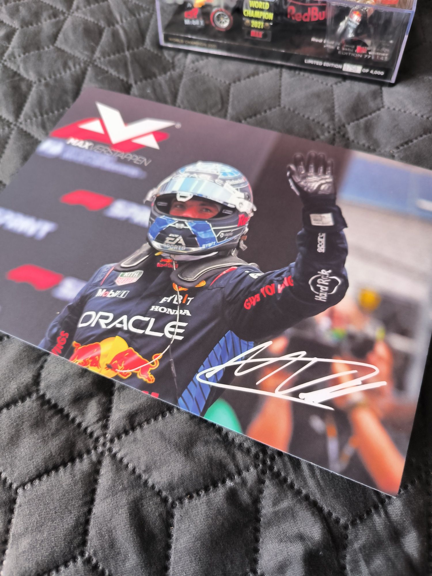 Red bull RB16B Abu Dhabi M.Verstappen World champion 2021 F1 minichamp