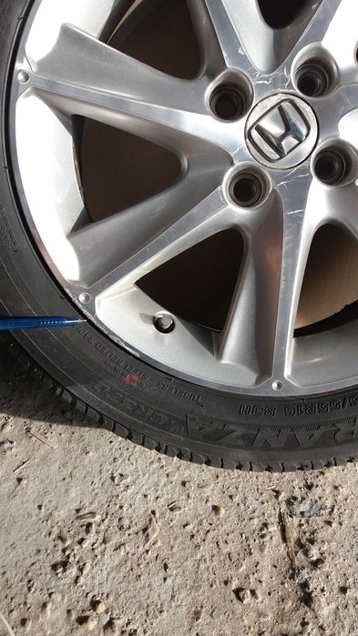 Set jante aliaj Honda R16 sh cu anvelope de vara