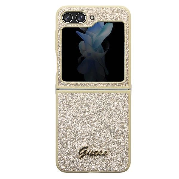 Калъф GUESS Glitter Flakes Metal Logo за Samsung Galaxy Z Flip 5