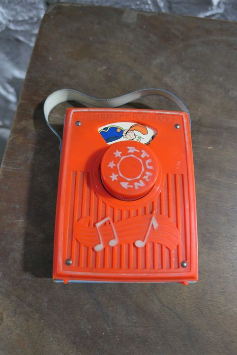 Vintage 1970s Fisher Pocket Radio Music Yankee Doodle Toy Muzicuta