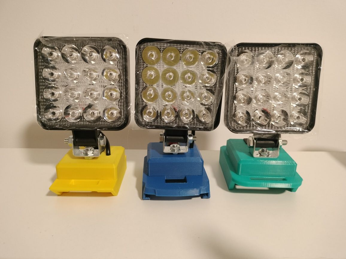 Lanterne compatibile Bosch Dewalt și Makita 18 volți