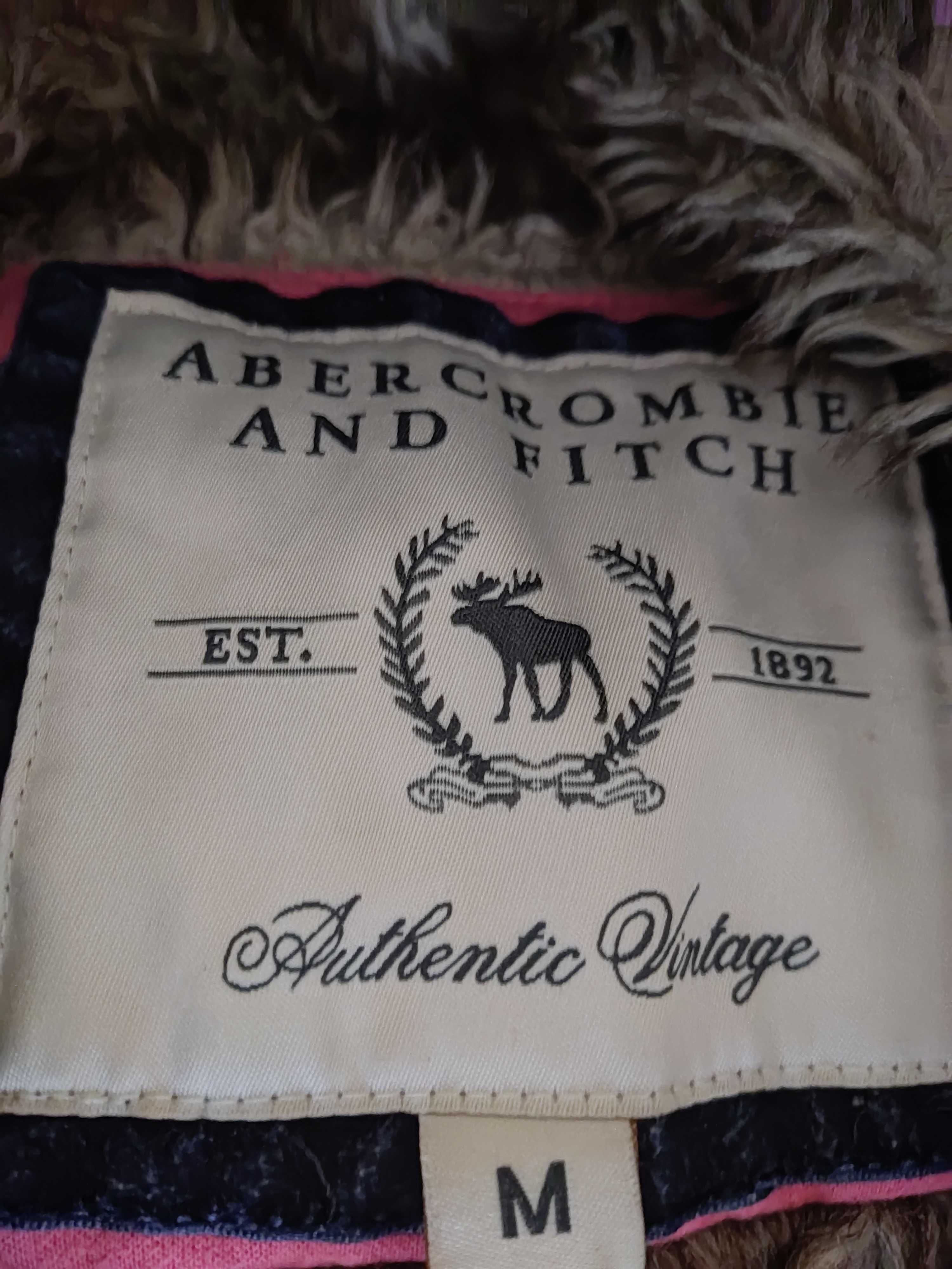 Розово есенно/зимно яке Abercrombie and Fitch и чанта