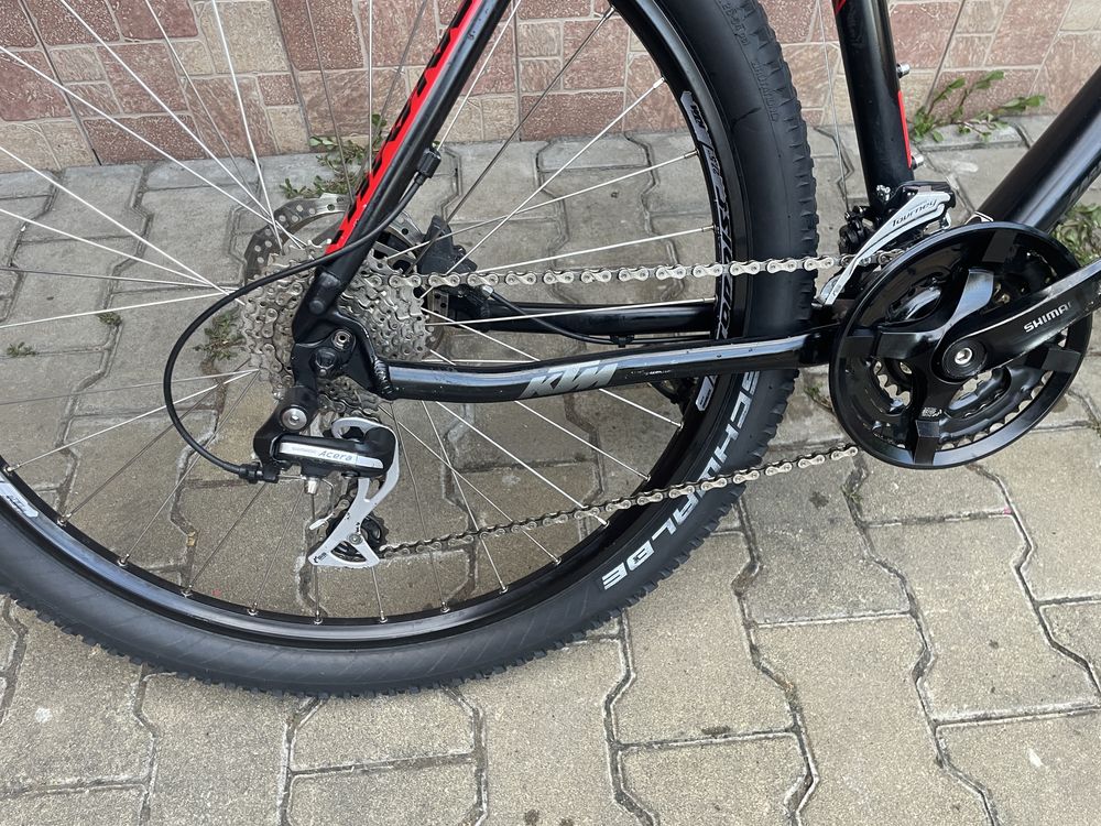 Bicicleta MTB"KTM"frane hidraulice Fox Air
