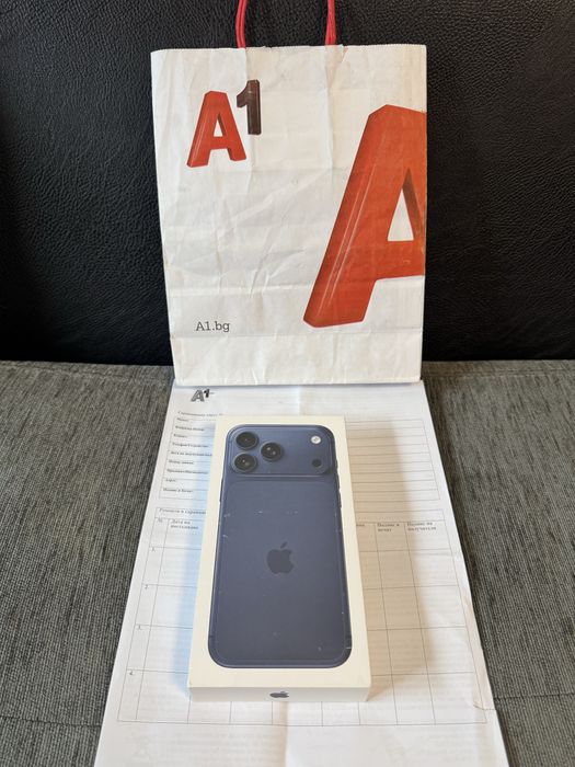 ЗАПЕЧАТАН 512GB iPhone 17 Pro Max Гаранция A1 2027 Blue / Син