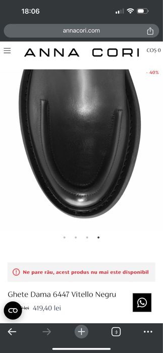 Vând ghete Anna Cori!