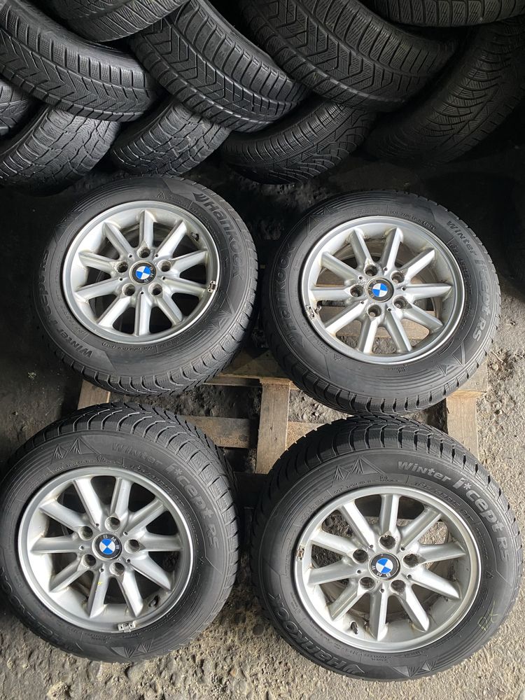 Jante Bmw 15 inch’ + anvel  195/65/15 , Hankook , 6.5 mm !