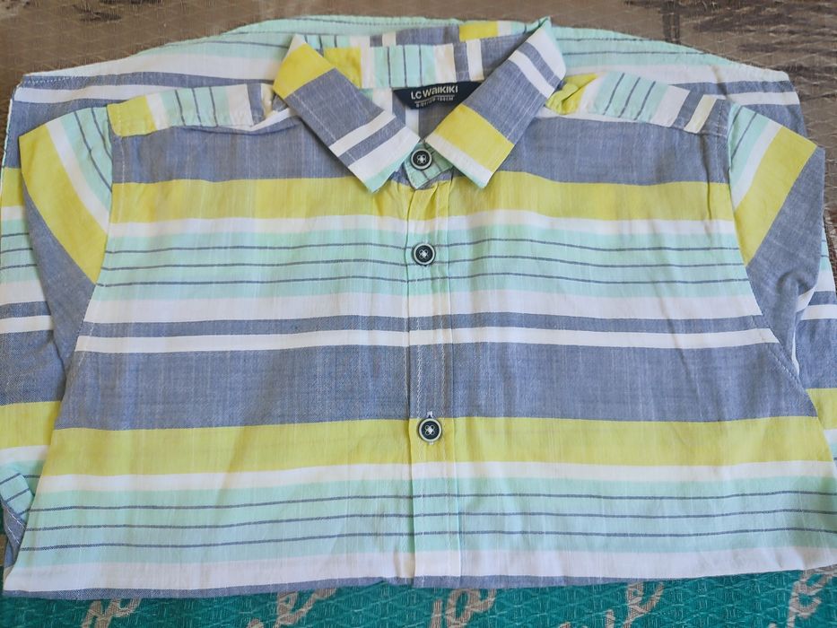 Детска риза с къс ръкав 134 LC WAIKIKI