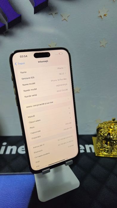 iPhone 14 Pro Max Gold 256GB Baterie:84%.Preṭ fix!