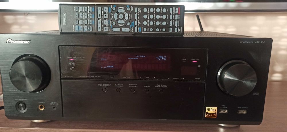 Pioneer VSX-930-K Wi-FI - HDMI дистанционно