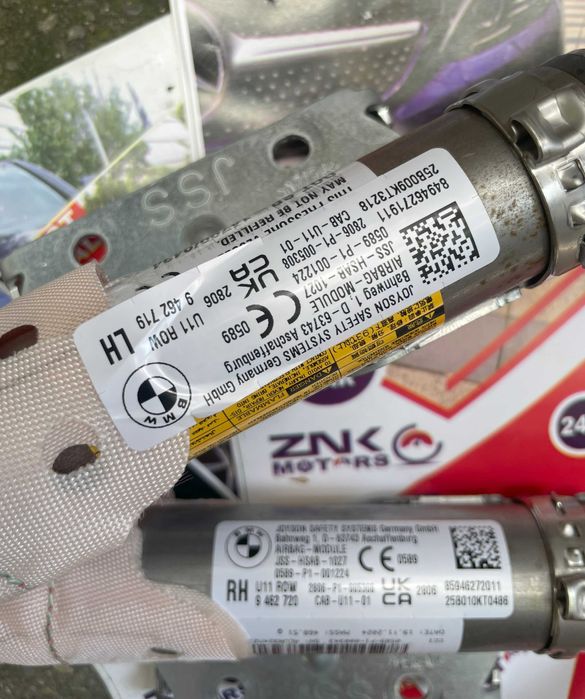 BMW X1 / X2 plansa de bord HUD airbag volan pasager cortine - centuri