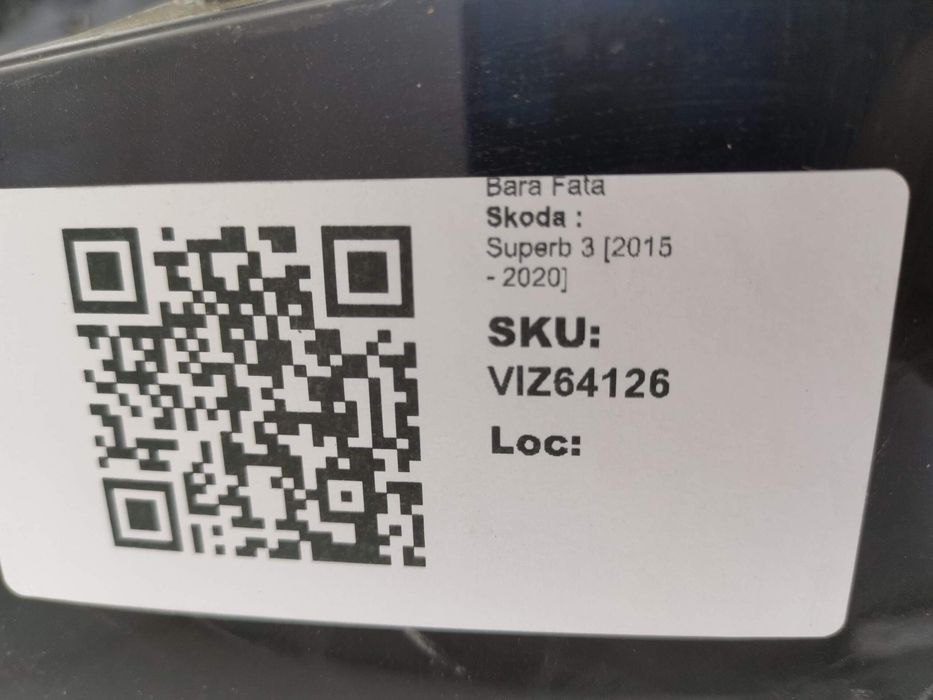 Предна броня Шкода Суперб 3 / Skoda Superb 3 Оригинална, в добро състо