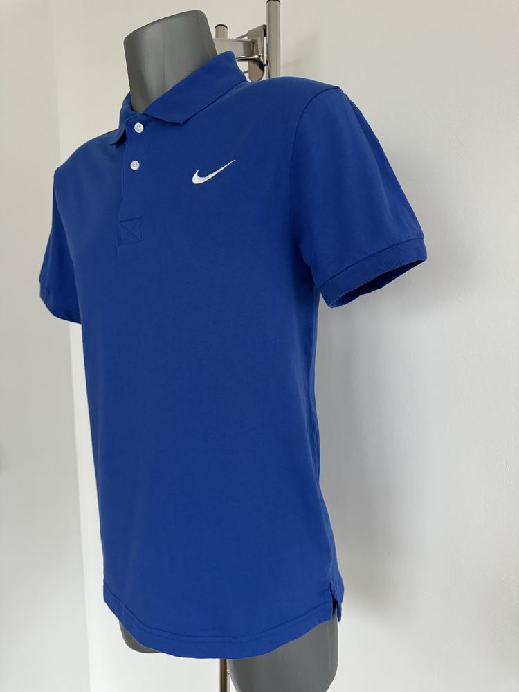 Мъжка синя памучна тениска Nike