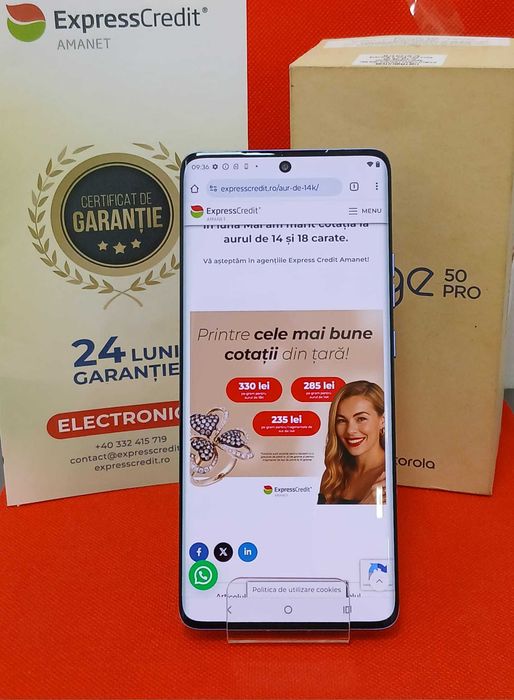 (AG46) Telefon Motorola Edge 50 neo B.3571 Garantie 2 ani