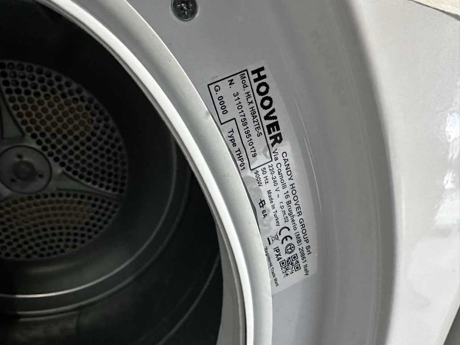 Hoover HLE H9A2TES сушилня с термопомпа – 9 кг, Wi-Fi управление (М2)