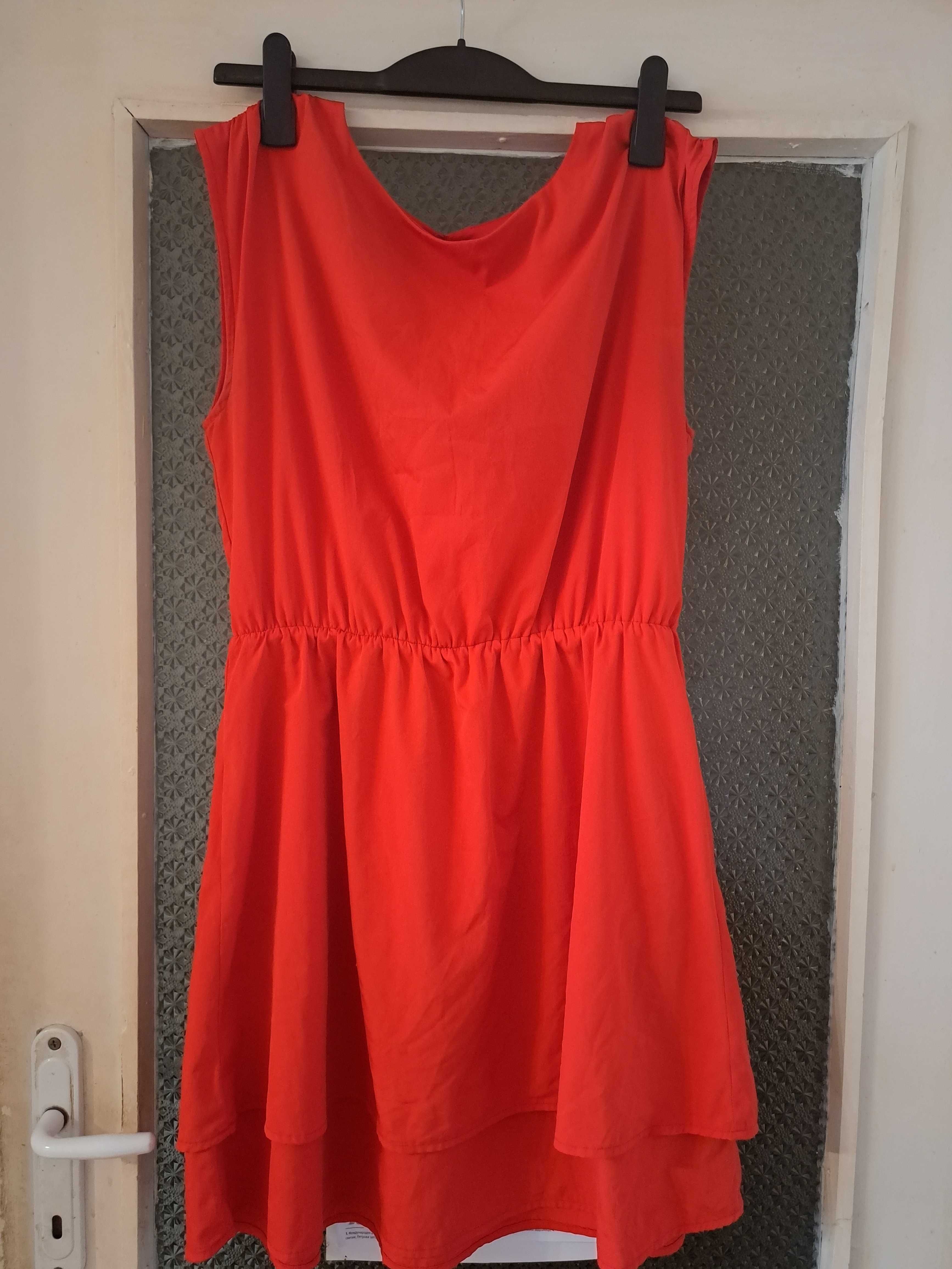 H&M червена рокля