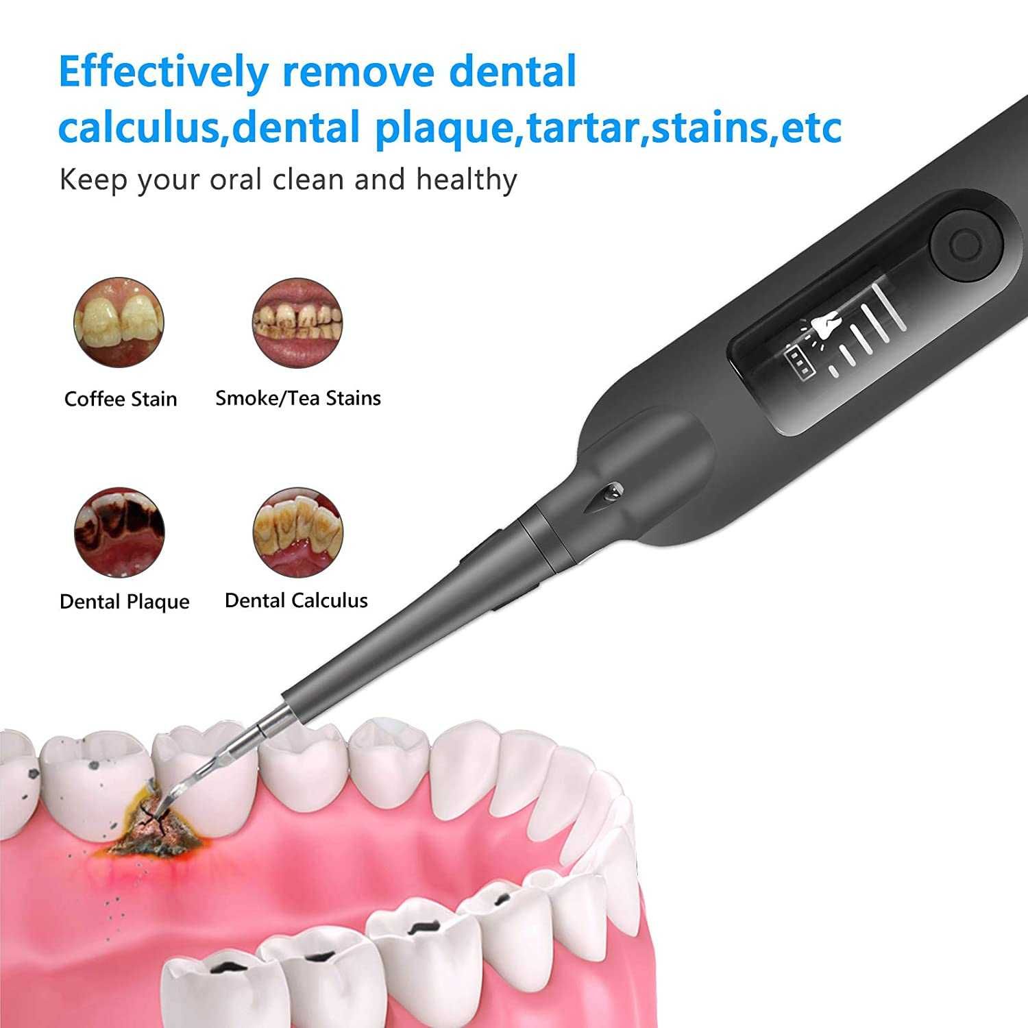 Електрическо апарат за отстраняване на плака за зъби Calculus Remover