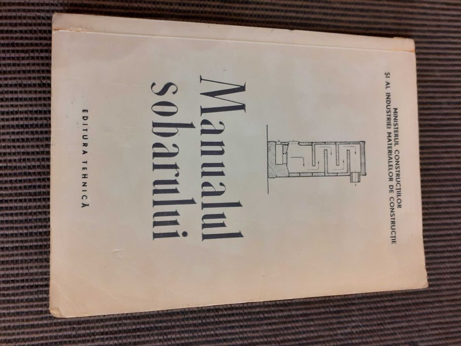 Manualul sobarului  1952