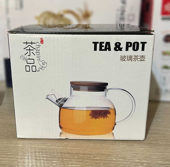 Чайник из термостойкого стекла