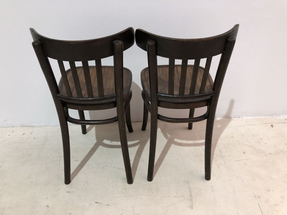 2 Buc. Scaun Stil Thonet din Lemn Masiv; Set Scaune Vintage