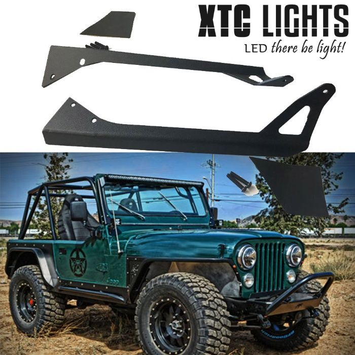 Suporti Proiector LED BAR pentru Jeep Wrangler YJ 87-95 50″