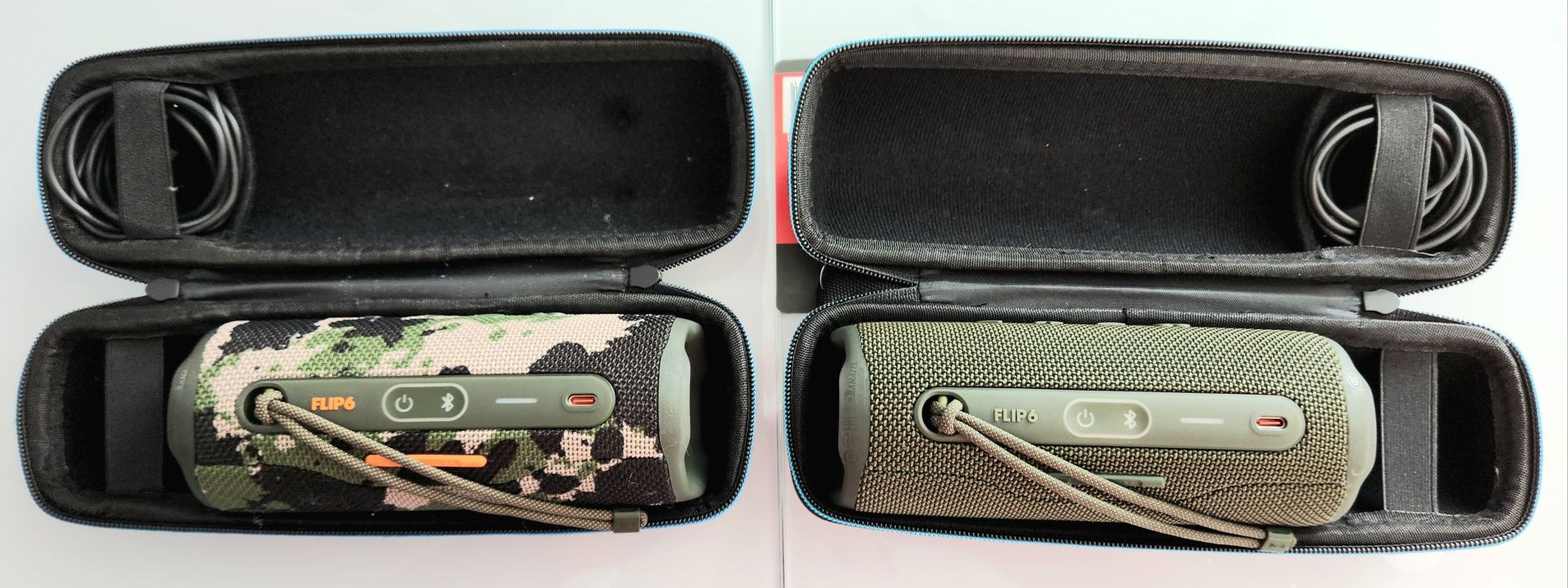 Vând JBL FLIP 6 două bucăți Camuflaj și Verde Army impecabile