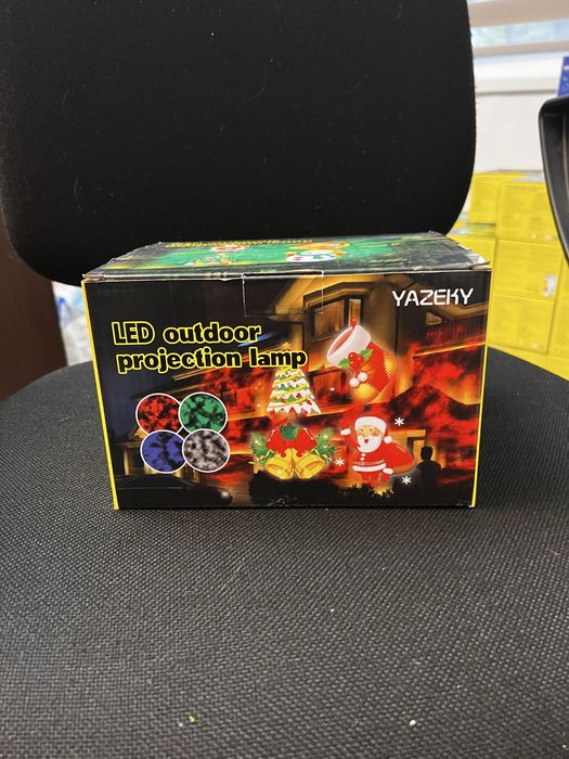 Proiector LED de exterior si interior YAZEKY, iluminat festiv