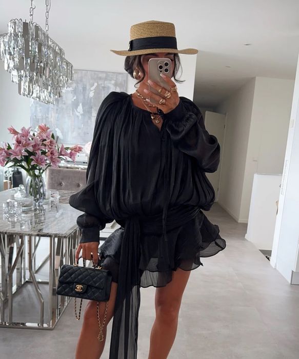 Ефирна рокля с панталонки размери от XS-L